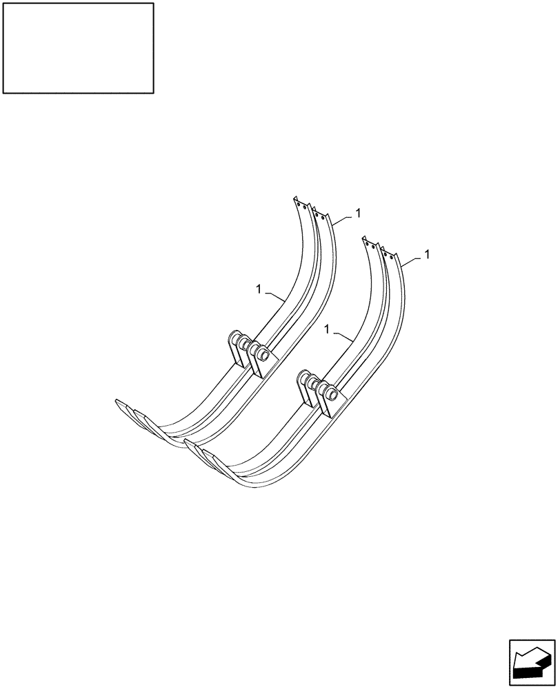 Схема запчастей Case IH LB333S - (18.84517152[01]) - DIA : SPECIAL CROP UPPER FEEDER GUARD KIT (18) - ACCESSORIES