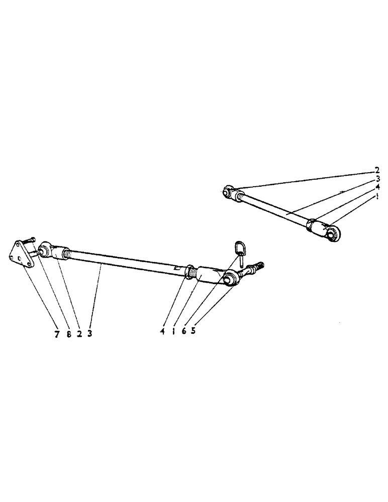 Схема запчастей Case IH 1200 - (069) - LINKAGE STABILISER, U947, OPTIONAL EQUIPMENT (07) - HYDRAULIC SYSTEM