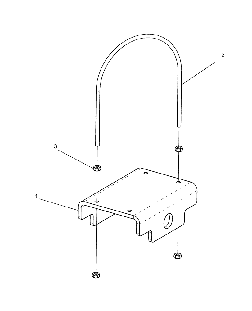 Схема запчастей Case IH 1260 - (39.100.27) - FRAME - SUPPORT ASSEMBLY VACUUM HOSE (39) - FRAMES AND BALLASTING