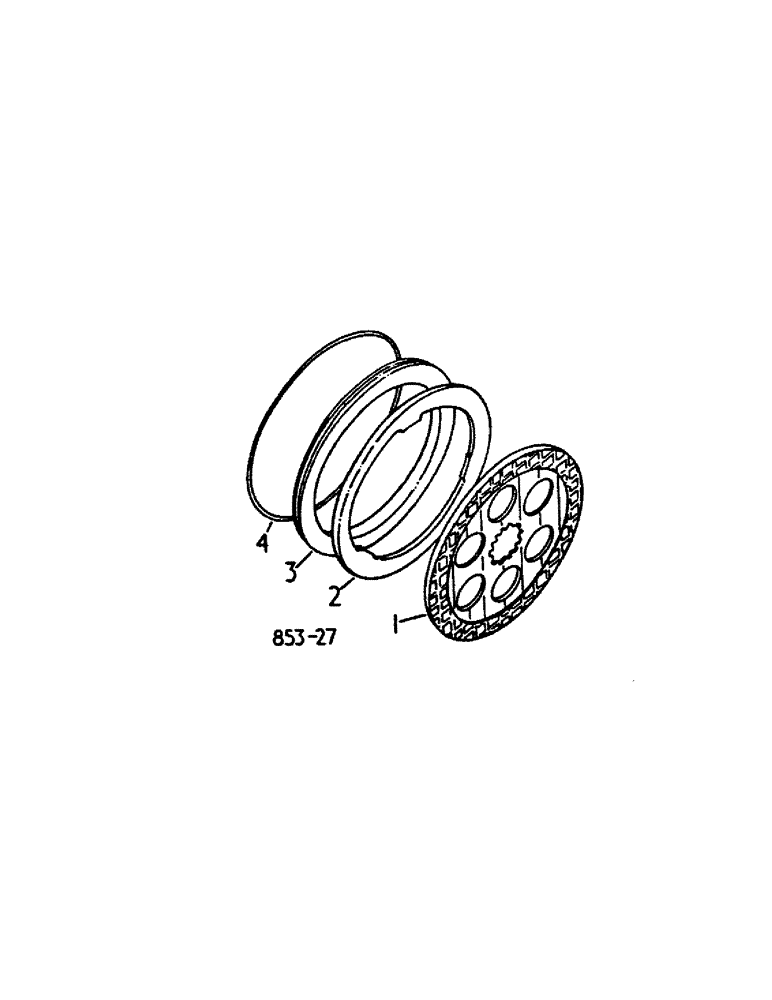 Схема запчастей Case IH 784 - (04-04) - BRAKES, BRAKES (5.1) - BRAKES