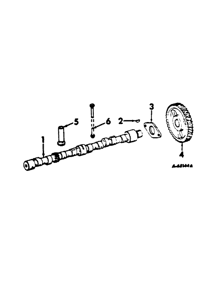 Схема запчастей Case IH C-153 - (E-06) - CAMSHAFT, CAMSHAFT GEAR AND RELATED PARTS 