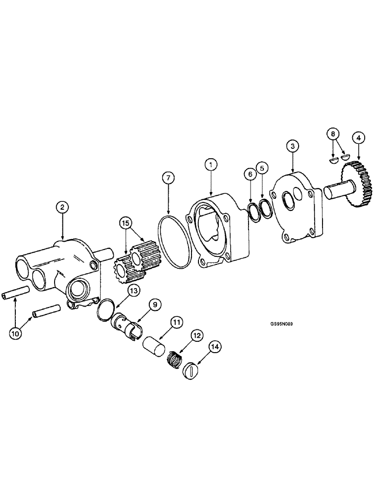 Схема запчастей Case IH D-310 - (5-110) - LUBRICATING OIL PUMP, 706, 756, 686 & HYDRO 86 TRACTORS, 95 COTTON HARVESTERS & 782 COTTON PICKERS 