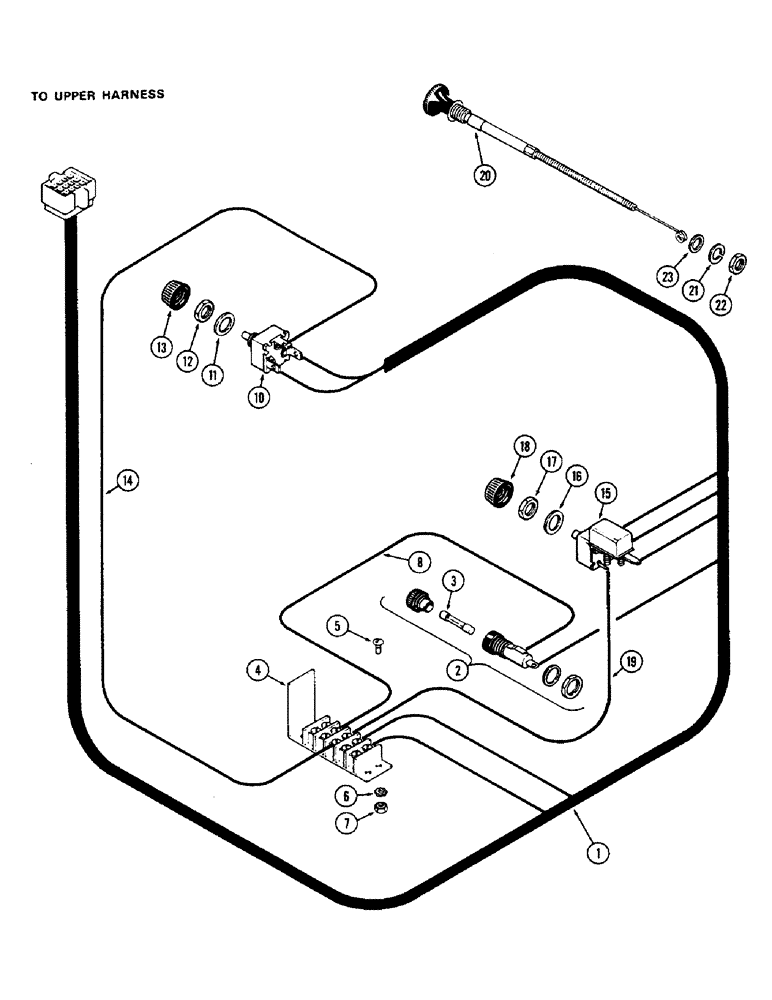 Схема запчастей Case IH 1370 - (314) - CAB, CONTROLS AND WIRING, WITHOUT AIR CONDITIONER, USED PRIOR TO CAB SERIAL NUMBER 7814176 (09) - CHASSIS/ATTACHMENTS