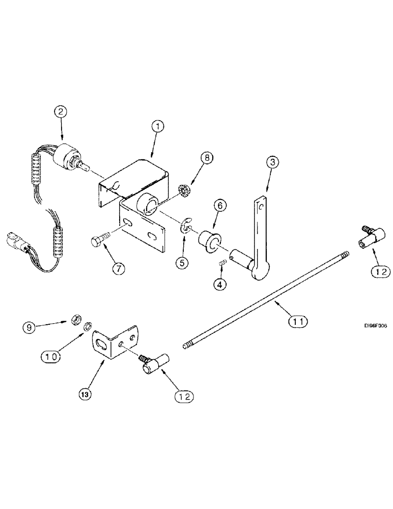 Схема запчастей Case IH 2144 - (4-38) - FEEDER POSITION COMBINATION MOUNTING (06) - ELECTRICAL