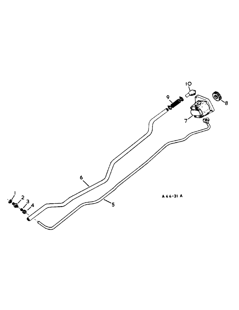 Схема запчастей Case IH 2350 - (5-08) - PUMP, SUCTION AND PRESSURE PIPES, HYDRAULIC LIFT ATTACHMENT, VARY TOUCH (08) - HYDRAULICS