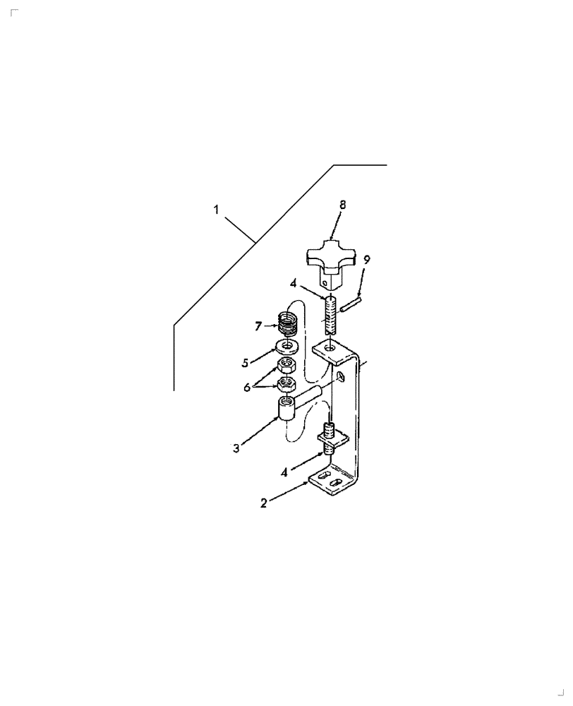 Схема запчастей Case IH SB551 - (88.510.04) - DELUXE BALE LENGTH ADJUSTER KIT (88) - ACCESSORIES