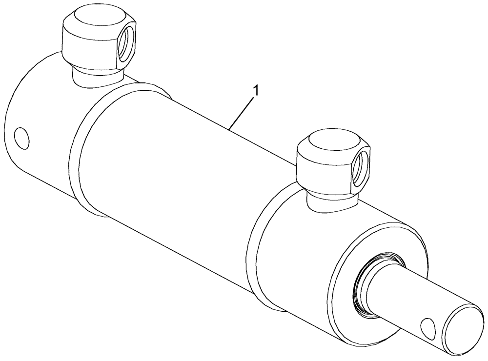 Схема запчастей Case IH CPX420 - (08-30) - FAN ENGAGEMENT CYLINDER ASSEMBLY - ASN Y6T011117 (07) - HYDRAULICS