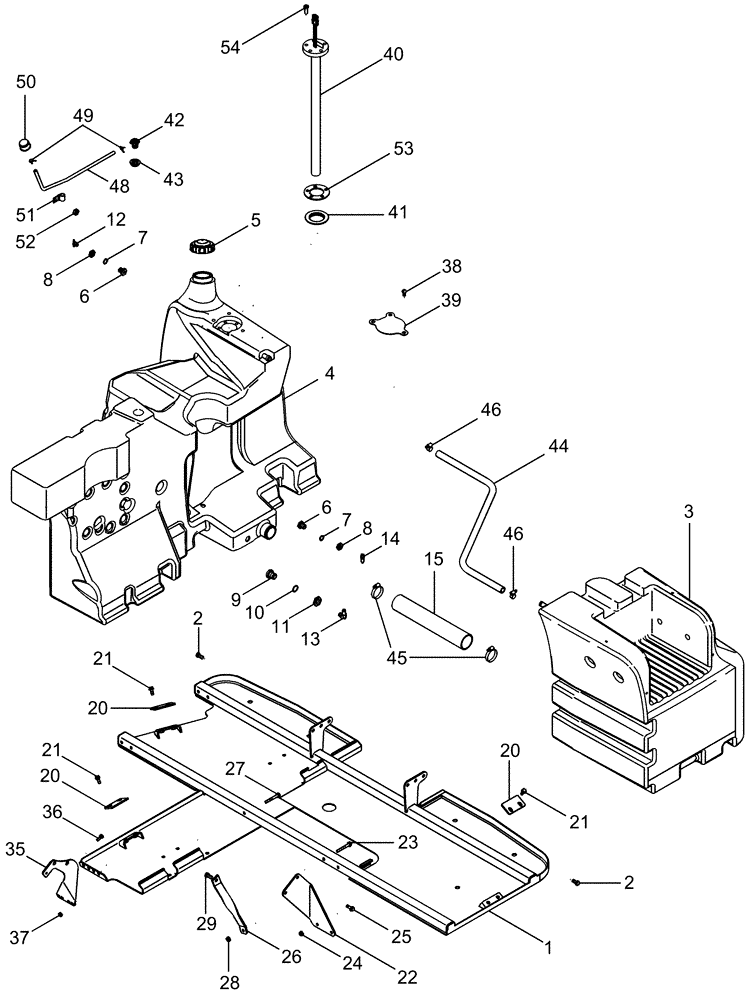 Схема запчастей Case IH MAGNUM 255 - (03-08) - FUEL TANKS (03) - FUEL SYSTEM