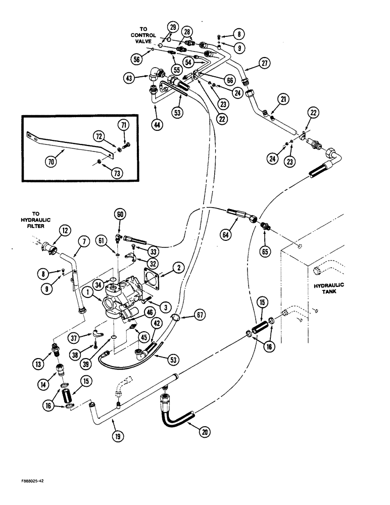 Схема запчастей Case IH STEIGER - (8-02) - HYDRAULIC SYSTEM (08) - HYDRAULICS