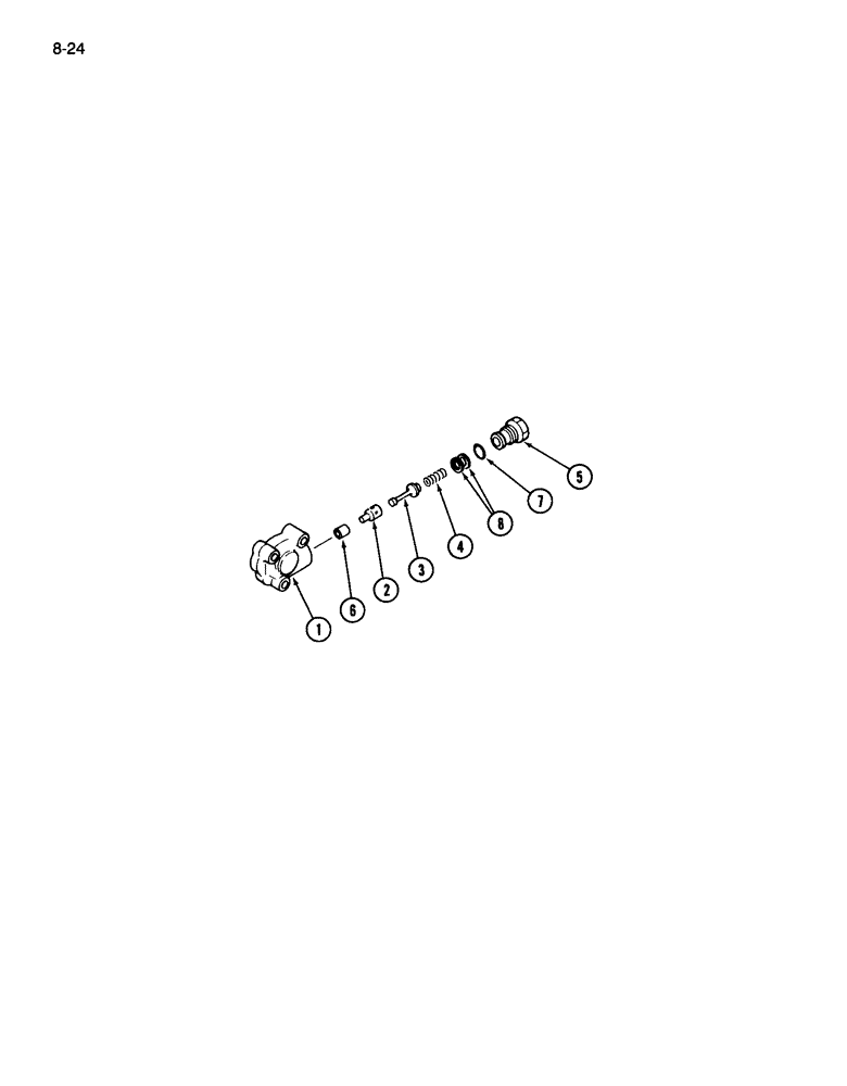 Схема запчастей Case IH 265 - (8-24) - HYDRAULIC COVER ASSEMBLY (08) - HYDRAULICS