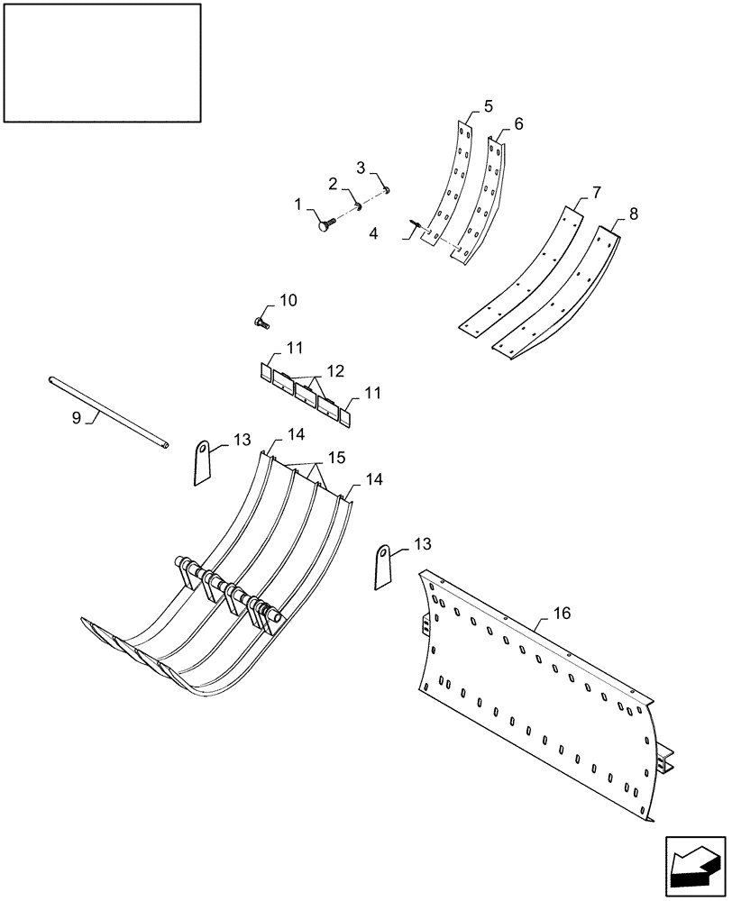 Схема запчастей Case IH LBX432S - (18.84067373[01]) - DIA : FILL FLOW KIT (18) - ACCESSORIES