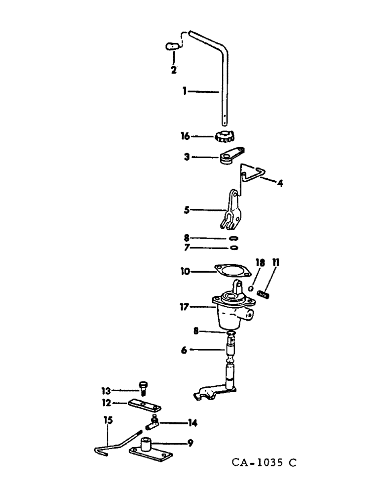 Схема запчастей Case IH 2500 - (07-33) - DRIVE TRAIN, FORWARD AND REVERSE CONTROLS (04) - Drive Train