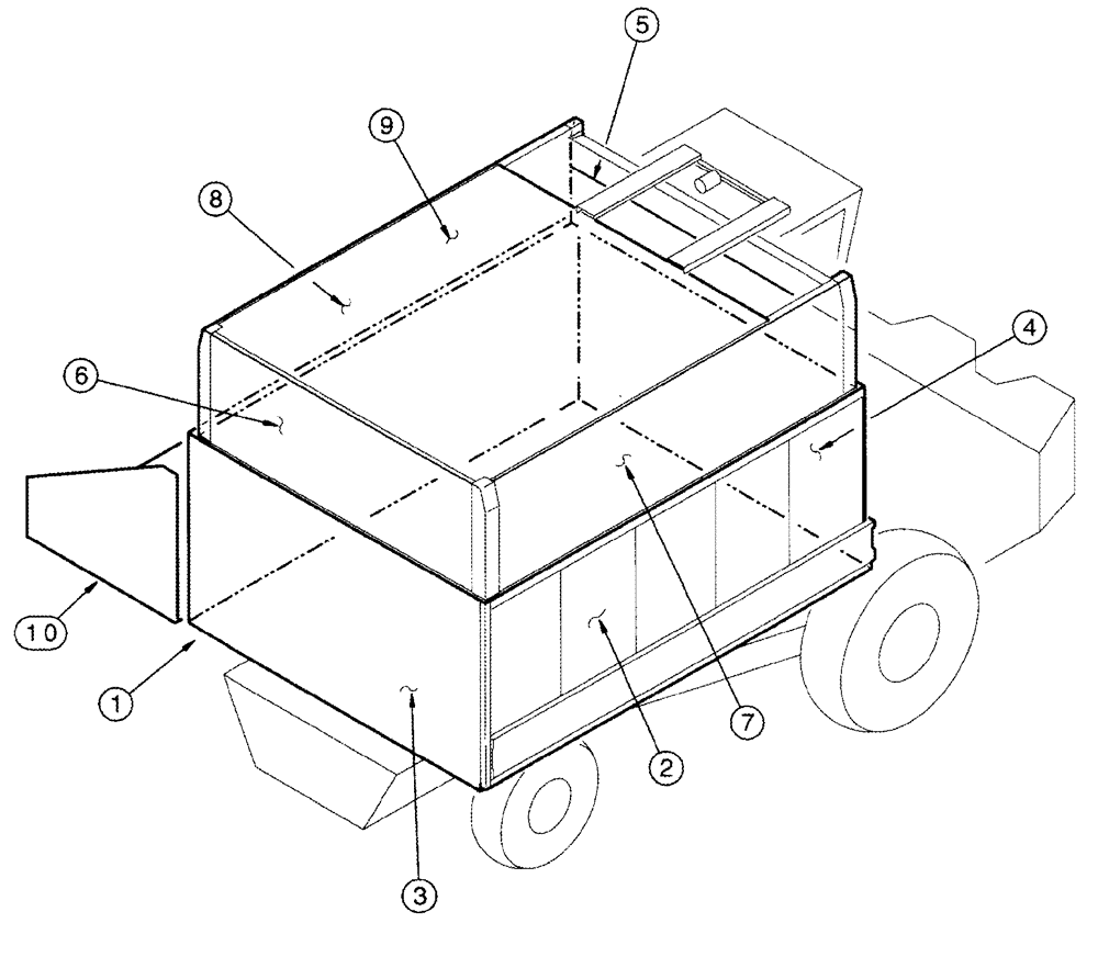 Схема запчастей Case IH 420 - (09D-01) - MAJOR BASKET ASSEMBLIES (16) - BASKET