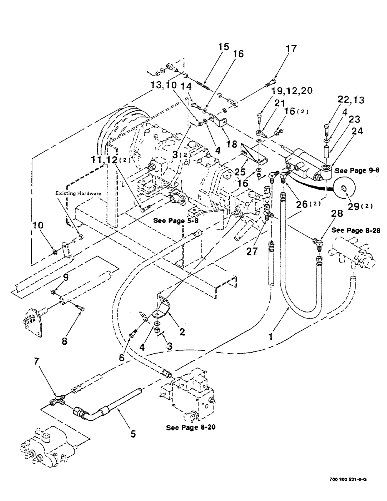 Схема запчастей Case IH 8825 - (09-08) - GROUND SPEED ASSIST KIT, ORDERED THRU WHOLEGOODS ONLY (09) - CHASSIS