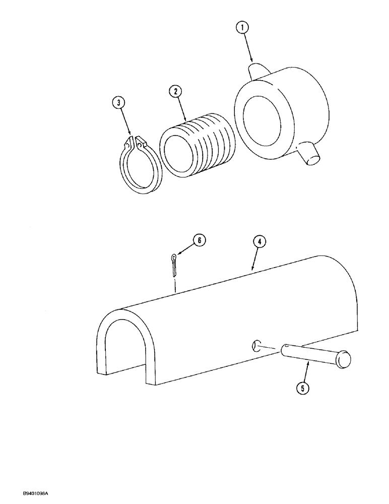 Схема запчастей Case IH 7100 - (8-44) - STROKE CONTROL COLLAR AND HYDRAULIC CYLINDER STOP, STROKE CONTROL COLLAR (08) - HYDRAULICS