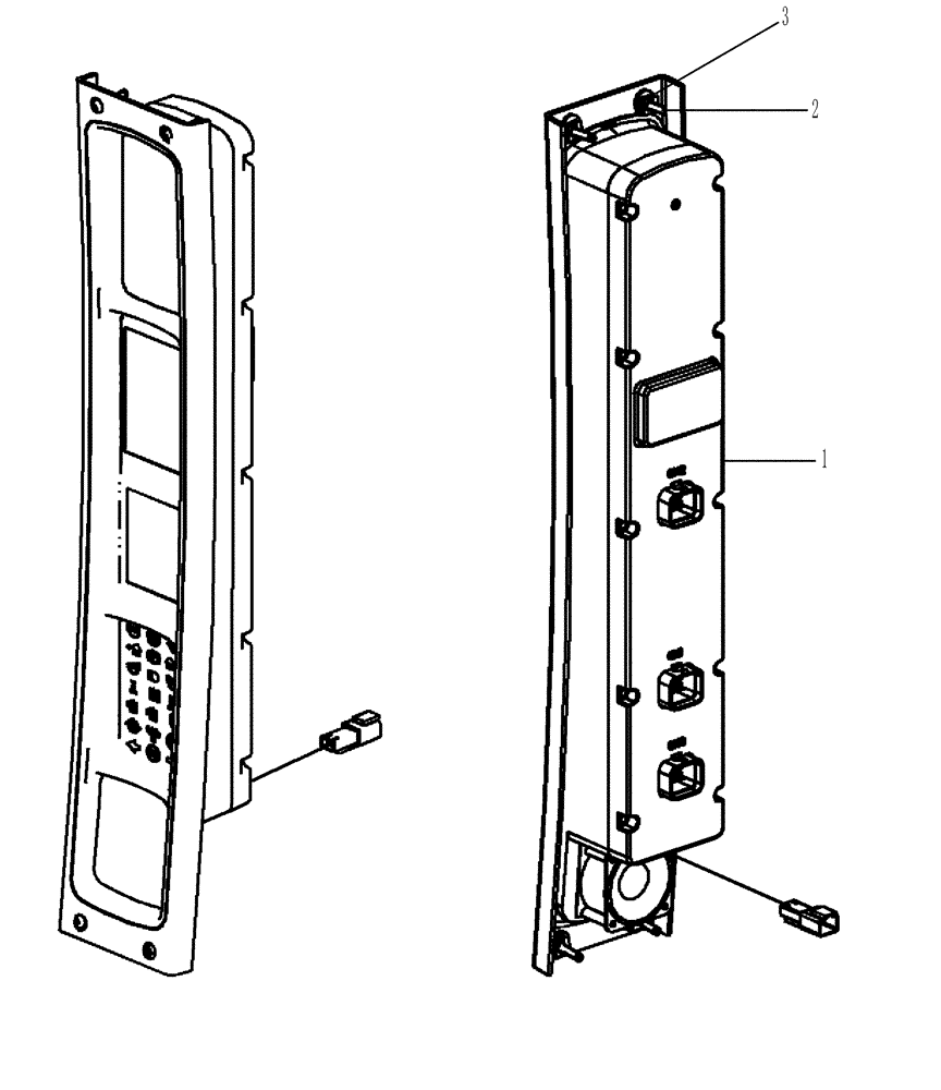 Схема запчастей Case IH 4430 - (55.418.01) - INSTRUMENT ASSEMBLY, ICU2 (55) - ELECTRICAL SYSTEMS