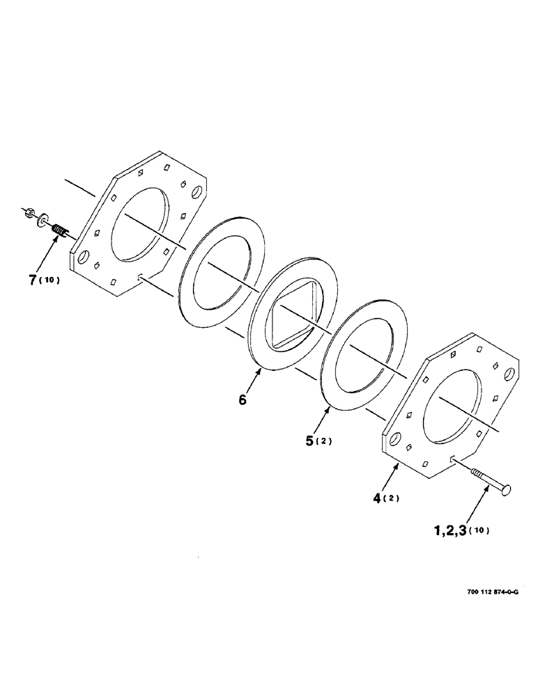 Схема запчастей Case IH 8580 - (05-16) - BRAKE ASSEMBLY (13) - FEEDER