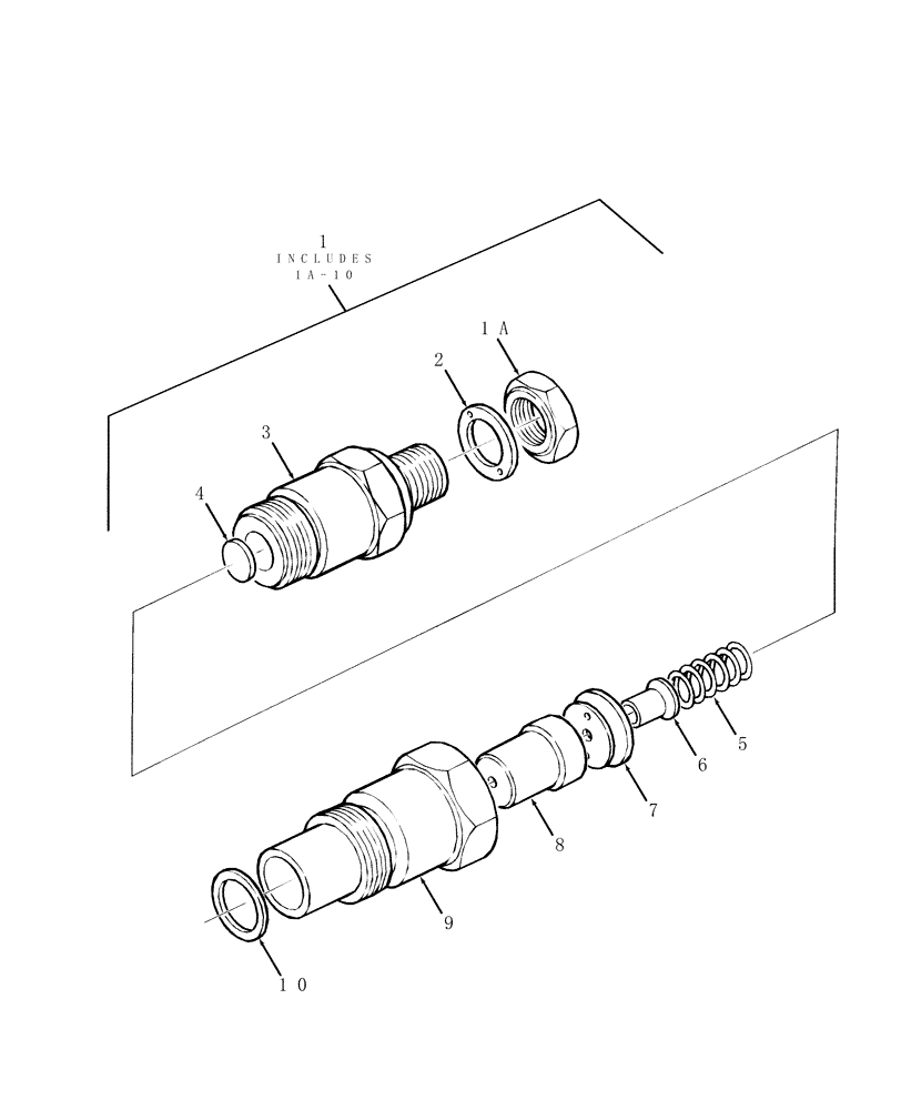 Схема запчастей Case IH DX21 - (01.14.01) - FUEL INJECTOR ASSY. (01) - ENGINE