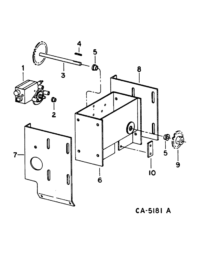 Схема запчастей Case IH 1460 - (17-051) - ROTOR DRIVE ADJUSTMENT Mounted Equipment