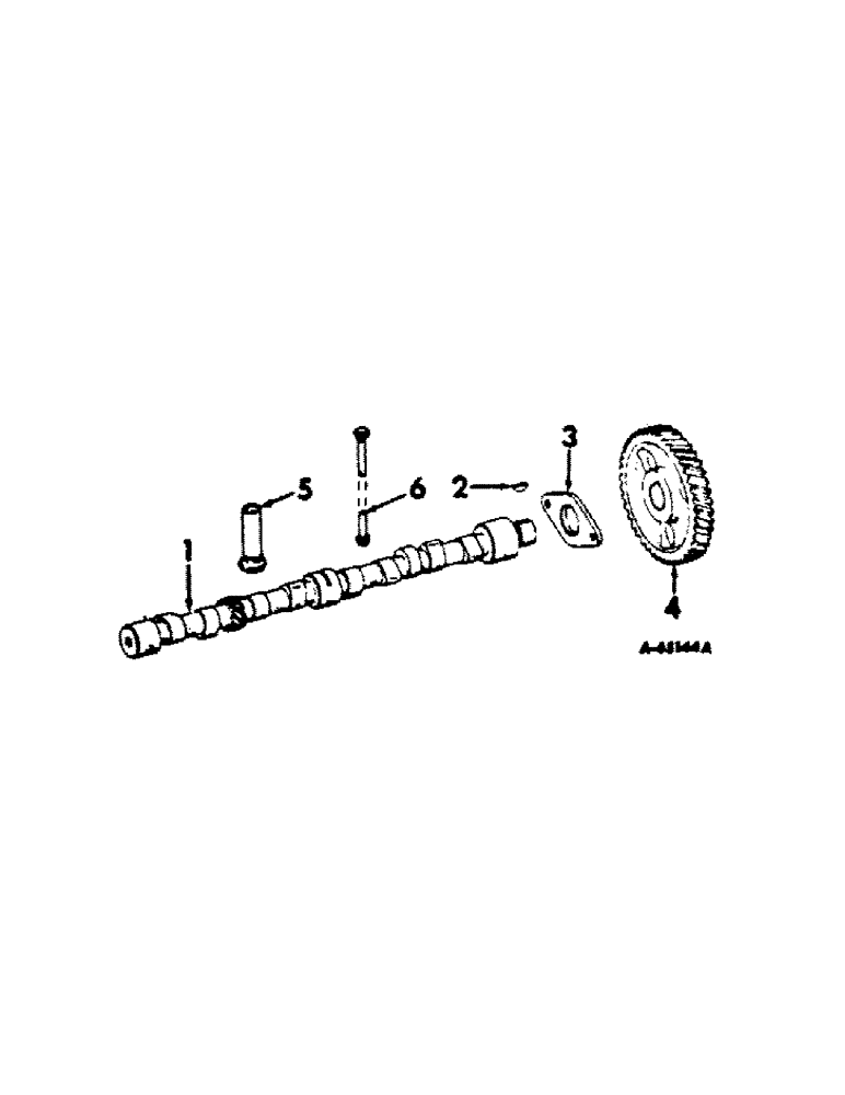 Схема запчастей Case IH C-135 - (C-05) - CAMSHAFT, CAMSHAFT GEAR AND RELATED PARTS 