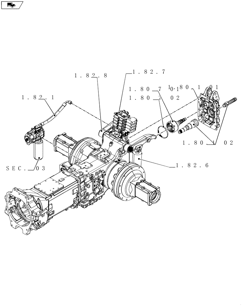 Схема запчастей Case IH PUMA 140 - (SEC. 07) - HYDRAULIC SYSTEM (00) - GENERAL