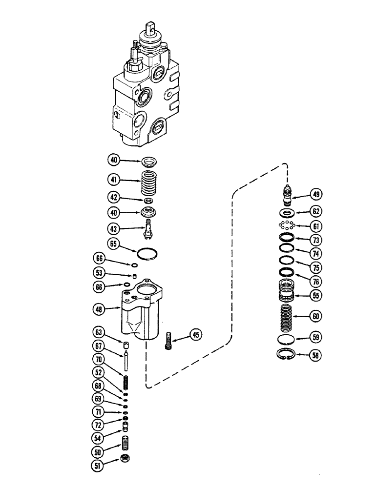 Схема запчастей Case IH 2290 - (8-436) - REMOTE VALVE BODY ASSEMBLY, TWO CIRCUIT AND ADD ON FOR THIRD AND FOURTH CIRCUIT (08) - HYDRAULICS