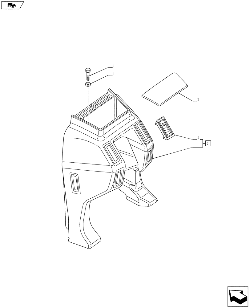 Схема запчастей Case IH PUMA 170 - (55.418.01) - PANEL INSTRUMENT (55) - ELECTRICAL SYSTEMS