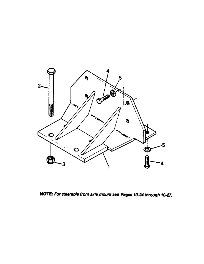 Схема запчастей Case IH 9130 - (04-76) - FRONT AXLE MOUNTING, NON-STEERABLE AXLE (04) - Drive Train