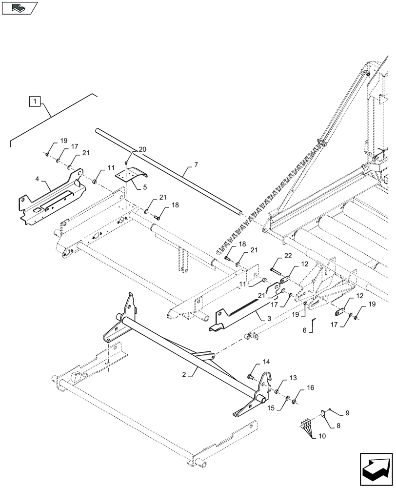 Схема запчастей Case IH LB434R - (88.070.006[01]) - DIA KIT: BALE WEIGHING SYSTEM (88) - ACCESSORIES