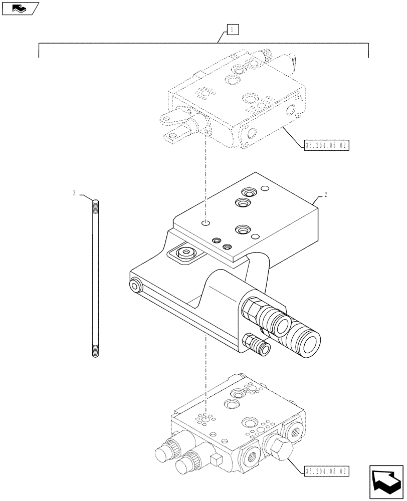 Схема запчастей Case IH PUMA 130 - (88.035.08) - DIA KIT, HYDRAULIC "POWER BEYOND" SLICE WITH FLAT FACE COUPLERS (88) - ACCESSORIES