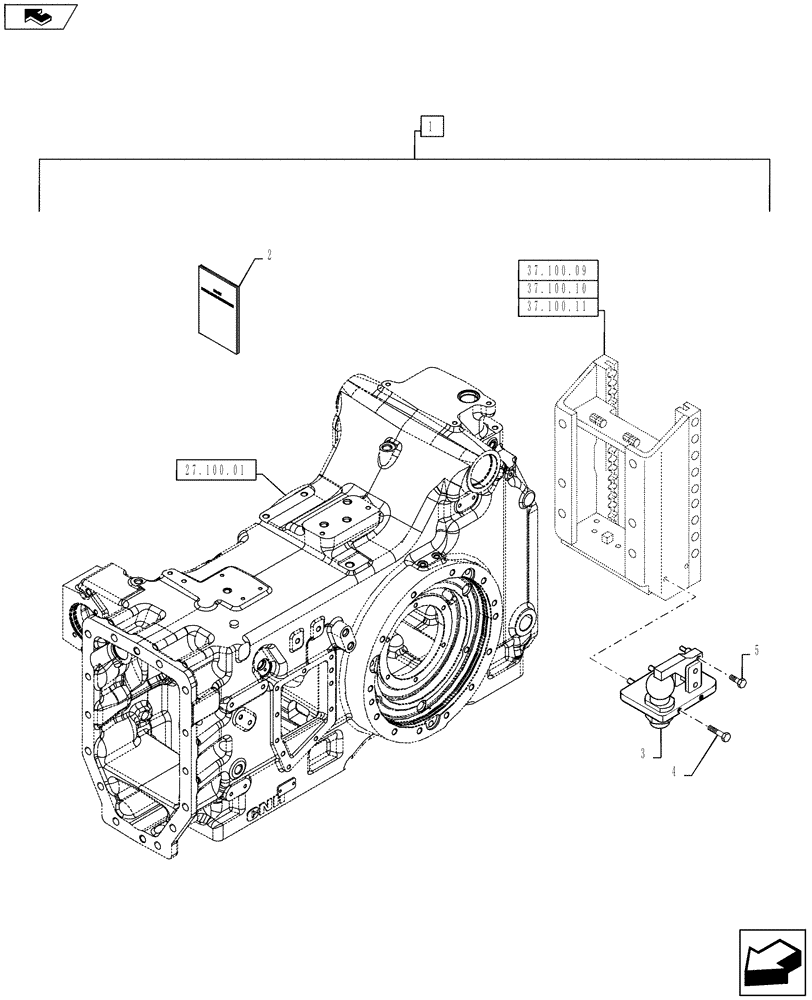 Схема запчастей Case IH PUMA 130 - (88.037.09) - DIA KIT, STEERING GUIDES FOR K80 BALL HITCH (88) - ACCESSORIES