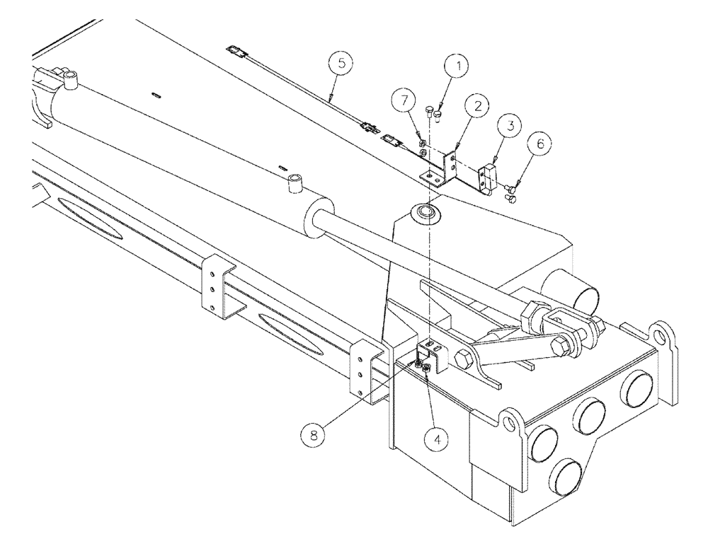 Схема запчастей Case IH 810 - (13-027) - SENSOR GROUP, 70, LH (06) - ELECTRICAL