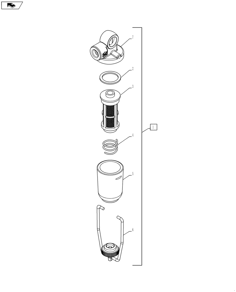 Схема запчастей Case IH MAXXUM 120 - (10.206.AG) - FUEL FILTER, COMPONENTS (STD + VAR.331170) (10) - ENGINE