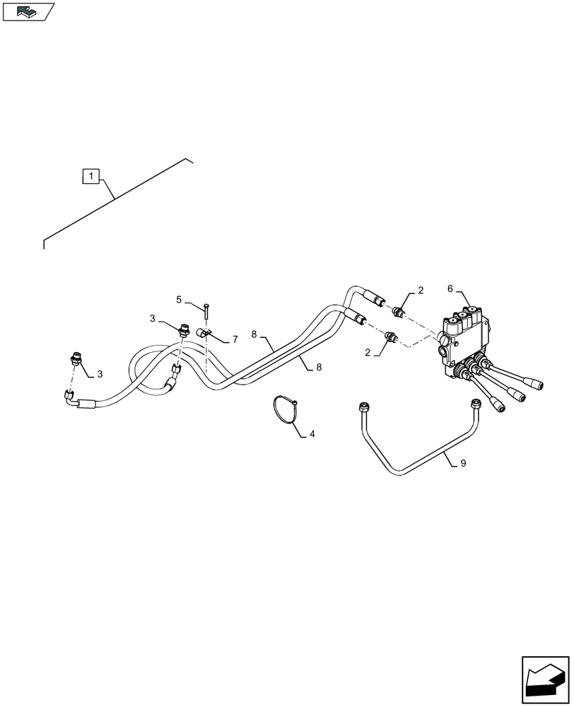 Схема запчастей Case IH LB324R - (88.070.003[02]) - DIA KIT: PARTIAL BALE EJECT - C084 (88) - ACCESSORIES