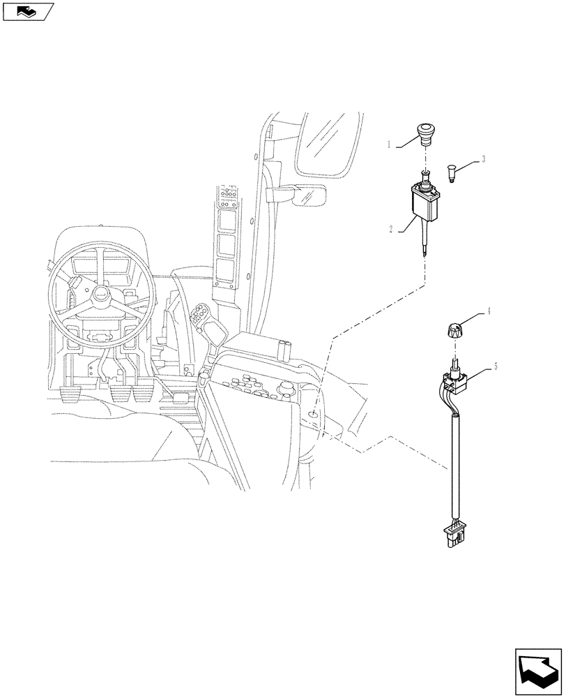 Схема запчастей Case IH PUMA 130 - (55.160.02) - VAR - 333648, 334648, 335648, 336831, 337831, 330800, 332805, 332802 - FRONT HPL - CONTROLS (55) - ELECTRICAL SYSTEMS