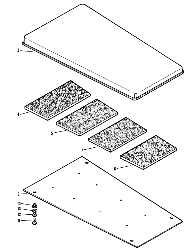 Схема запчастей Case IH 1290 - (N-14) - CANOPY (08) - SHEET METAL