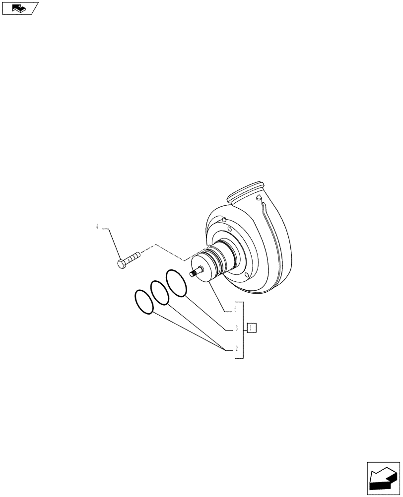 Схема запчастей Case IH F3CE0684E E920 - (10.250.AK[01]) - TURBOCHARGER - TURBINE, O-RING (10) - ENGINE