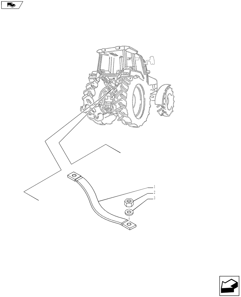 Схема запчастей Case IH PUMA 145 - (55.100.07) - GROUND WIRE (55) - ELECTRICAL SYSTEMS