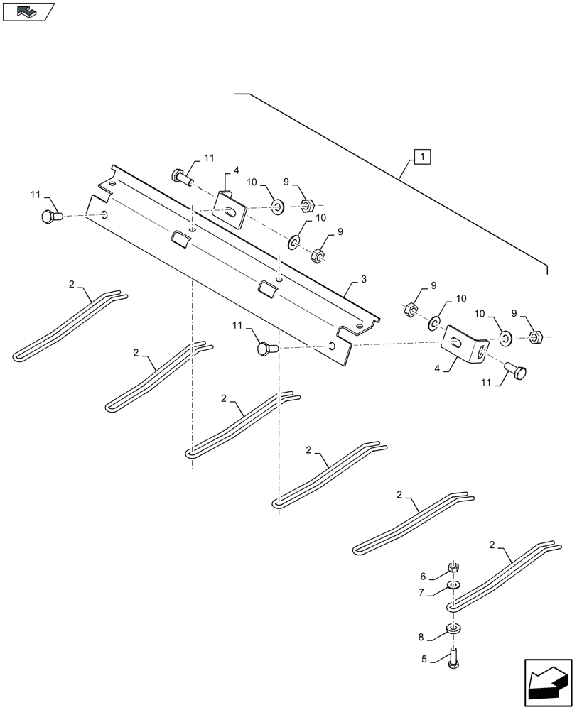 Схема запчастей Case IH LB334R - (88.068.001[01]) - DIA KIT: NEEDLE CLEANING KIT (88) - ACCESSORIES