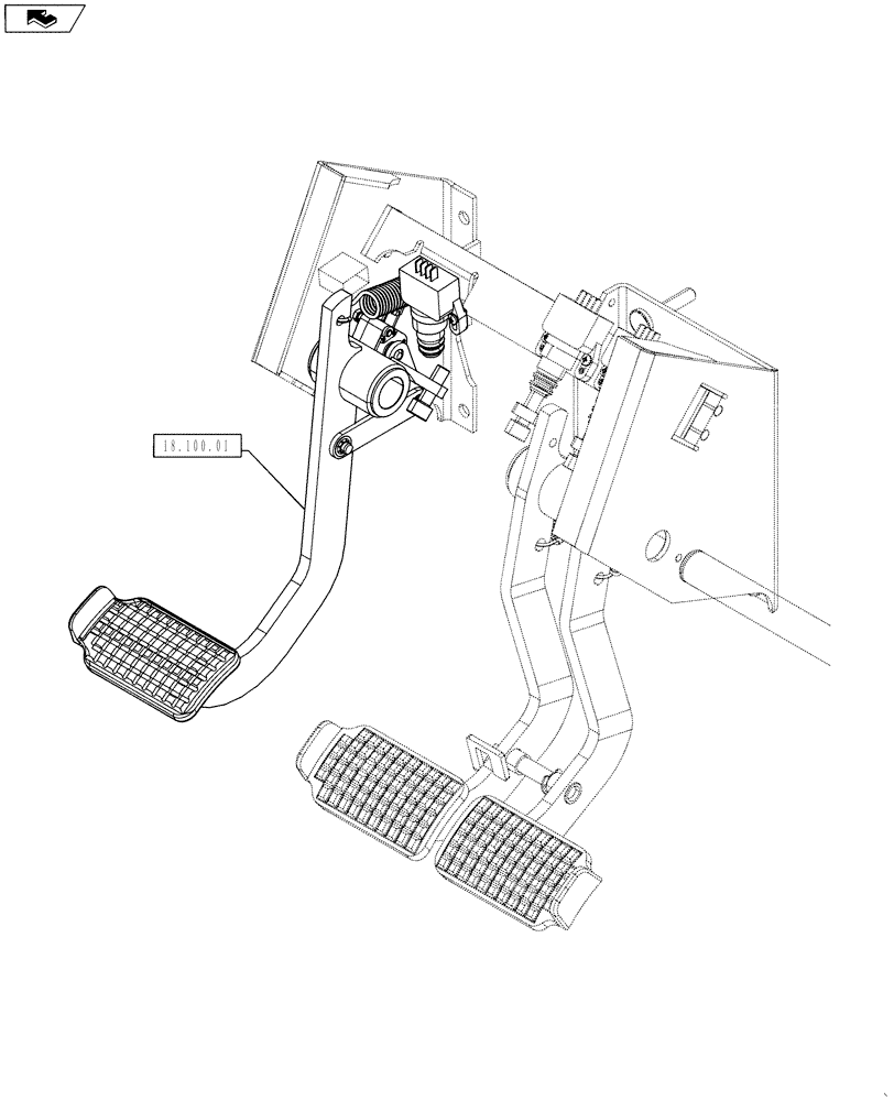 Схема запчастей Case IH PUMA 160 - (18.000.00) - PICTORIAL INDEX - CLUTCH (18) - CLUTCH