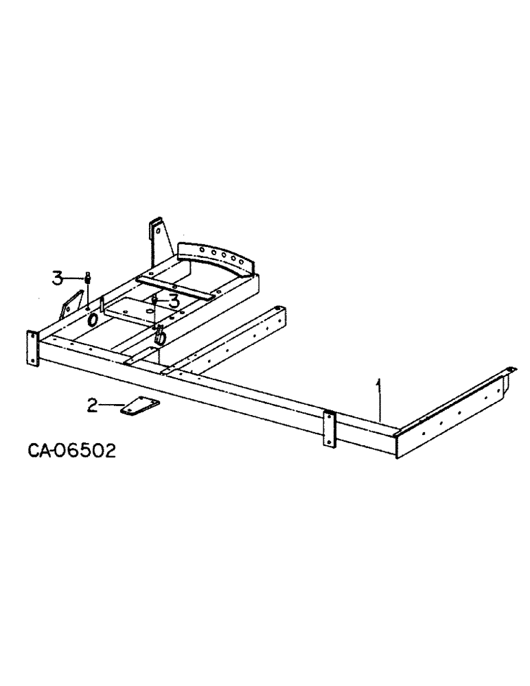 Схема запчастей Case IH 10 - (B-03) - MAIN FRAME 