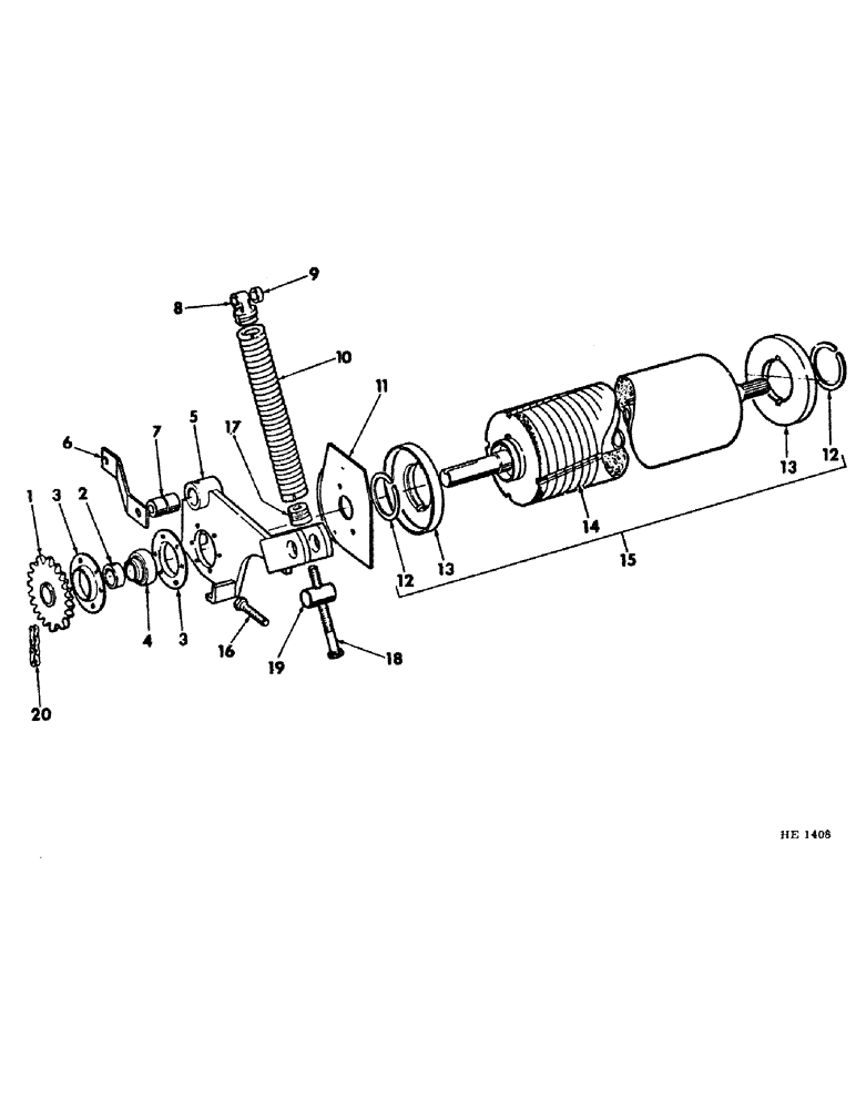 Схема запчастей Case IH 1290 - (38) - CONDITIONER UPPER RUBBER ROLL 