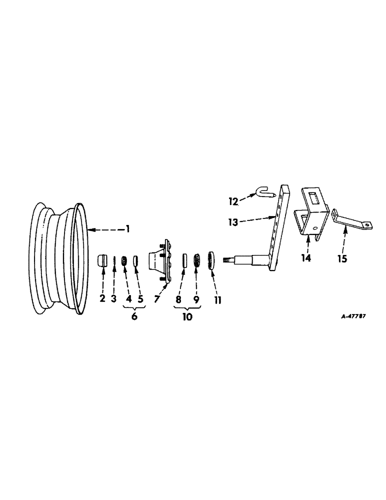 Схема запчастей Case IH 2CK-FTC26 - (B-24) - GAUGE WHEEL ATTACHMENTS, (FOR 2CK-FTC26 AND 34U-FTC26 ROTARY CUTTERS) 