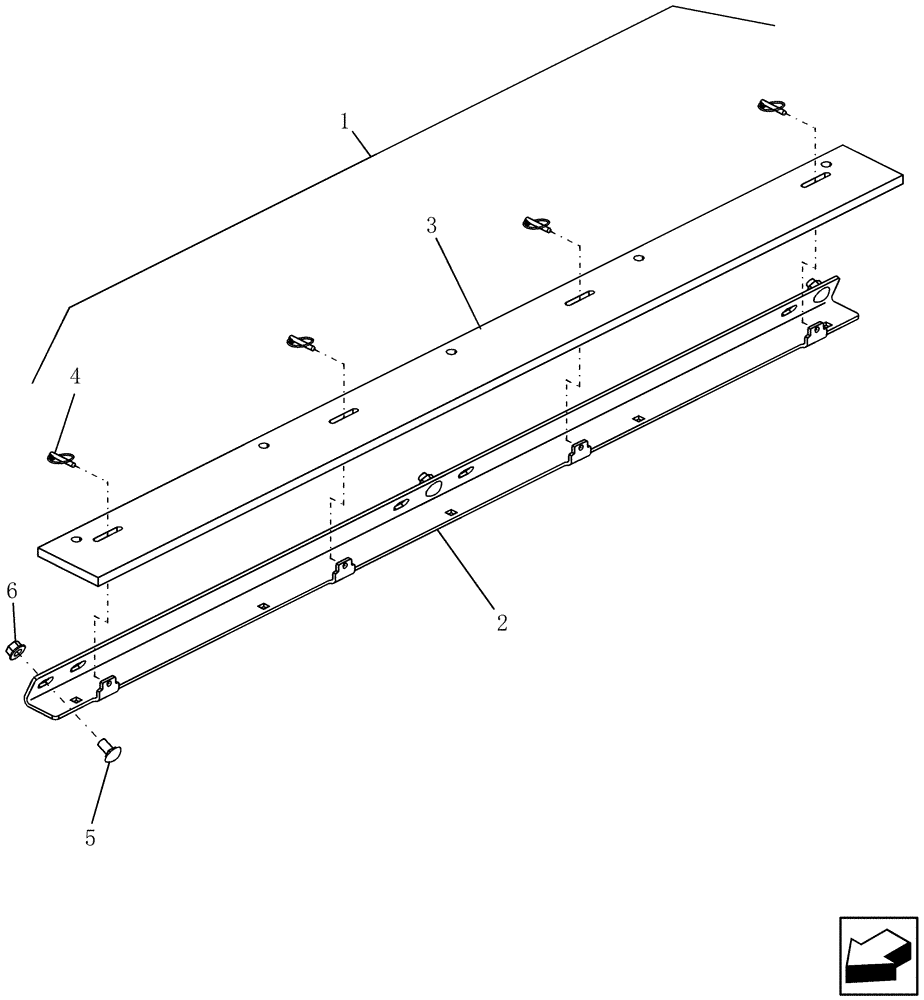 Схема запчастей Case IH 7230 - (88.088.05) - DIA KIT: KNIFE PROTECTION, FOR 3X3 INTEGRATED CHOPPER (88) - ACCESSORIES