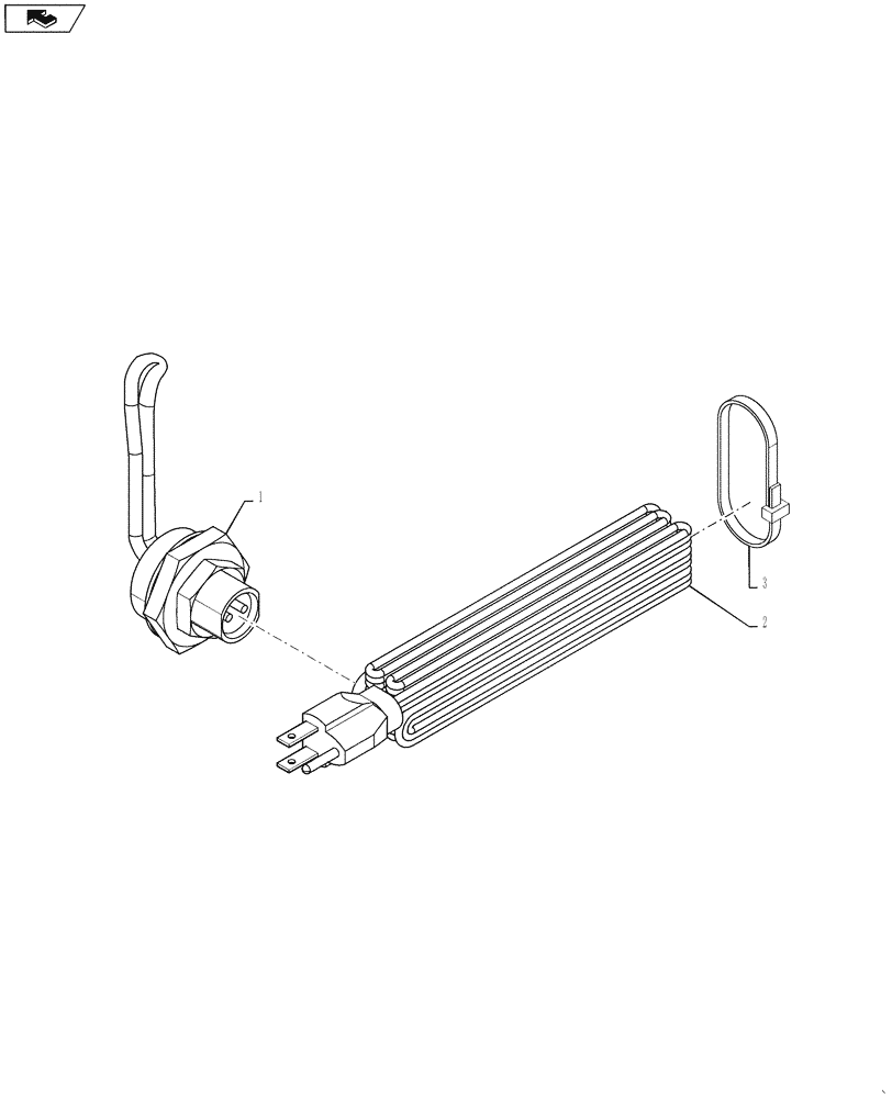 Схема запчастей Case IH STEIGER 400 - (10.254.05) - BLOCK HEATER - 120 / 240 V - STEIGER 400 & 450 (10) - ENGINE