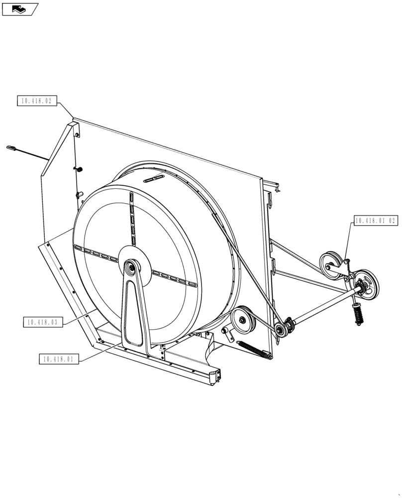 Схема запчастей Case IH 7230 - (00.000.10[02]) - PICTORIAL INDEX - ROTARY AIR SCREEN (00) - GENERAL & PICTORIAL INDEX