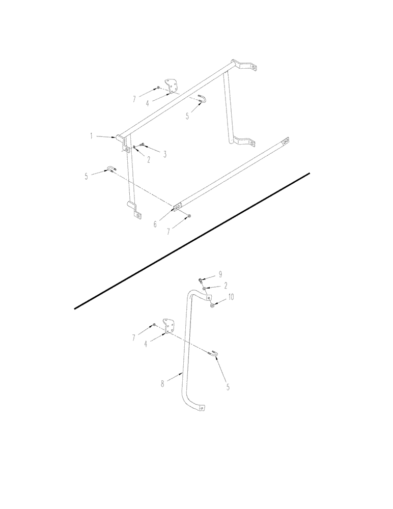 Схема запчастей Case IH STX275 - (09-29) - MONITOR MOUNTING (09) - CHASSIS