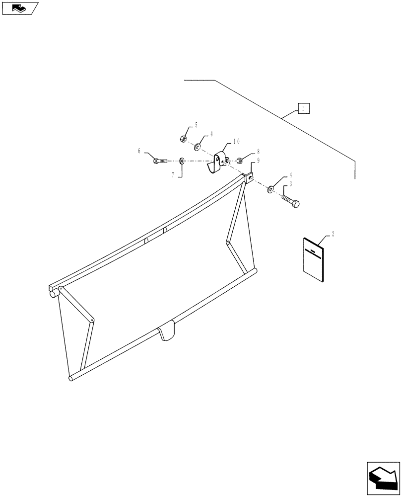 Схема запчастей Case IH PUMA 130 - (88.090.10) - DIA KIT, SUNBLIND FOR REAR WINDOW (88) - ACCESSORIES