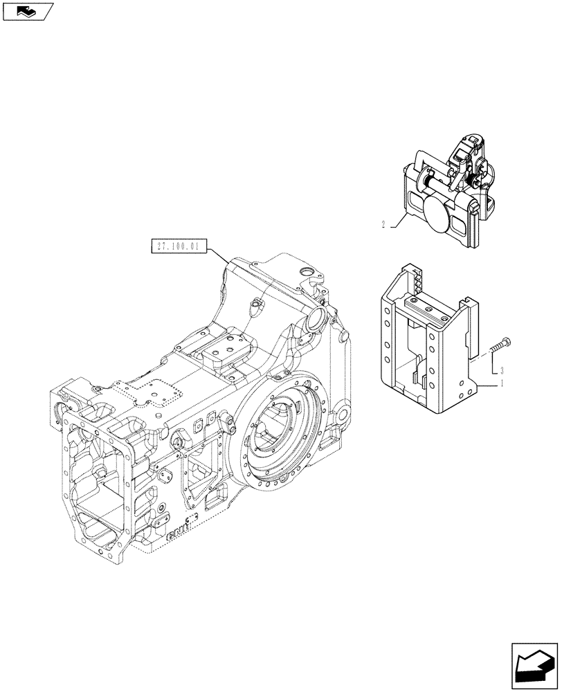 Схема запчастей Case IH PUMA 160 - (37.100.07) - VAR - 330955 - SLIDER TOW HOOK WITH AUTO SWIVEL COUPLING WITH WELDED K80 (GERMANY) (37) - HITCHES, DRAWBARS & IMPLEMENT COUPLINGS