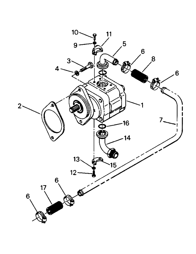 Схема запчастей Case IH ST225 - (08-04B) - 35-1379T91 HYDRAULIC PUMP KIT, HEAVY DUTY, CAT 3406 (07) - HYDRAULICS